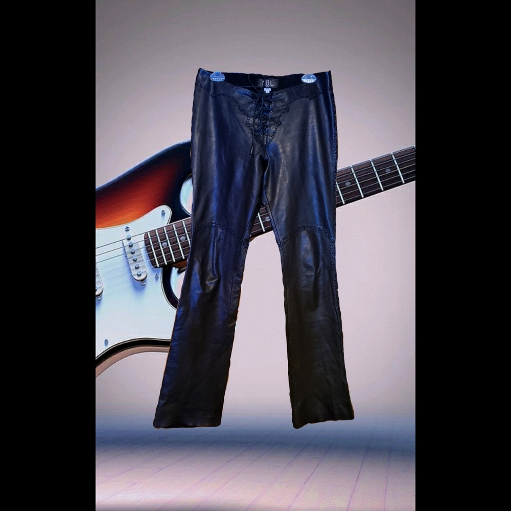North Beach Rare Leather Pants SOLD - Picture 2 of 12